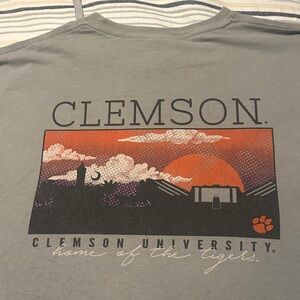 Comfort Colors Gray Clemson University Tee